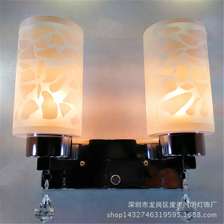 Glass lamp, apply to hotels, guesthouses, bar, engineering bedroom, living room, hallway and other places