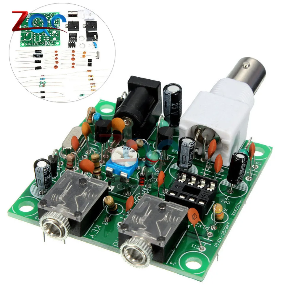 S-Pixie CW QRP Transceiver Telegraph Shortwave Radio Transceiver Module 7.023 -7.026Mhz 40 Meter DIY Kit