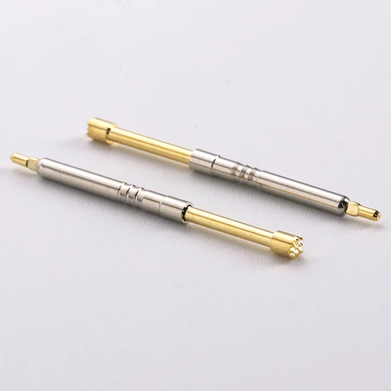 50 Pcs/Package Functional Test Integrated Needle PH-4H Nickel-Plated Probe Thimble Length 38mm Metal Spring Conductive Pin