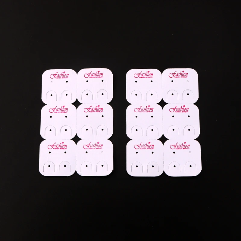 Hot Sale 500pcs/Lot 5.5x8.5cm Paper Earring Display Tags Cards Jewellery Necklace Holder Gift Shop   Wholesale Fashion