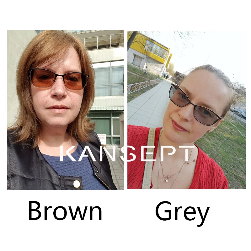 KANSEPT 1.56 1.61 1.67 1.74 Index Photochromic Grey/Brown Aspheric Resin Lenses Anti Blue ray lens Anti-UV Prescription Lens