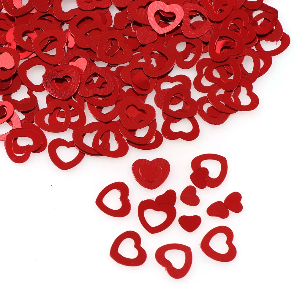 15g Cheaper Red Heart Stars Confetti Wedding Party Scatters Table Decoration Age Birthday Party Wedding Decor Supplies