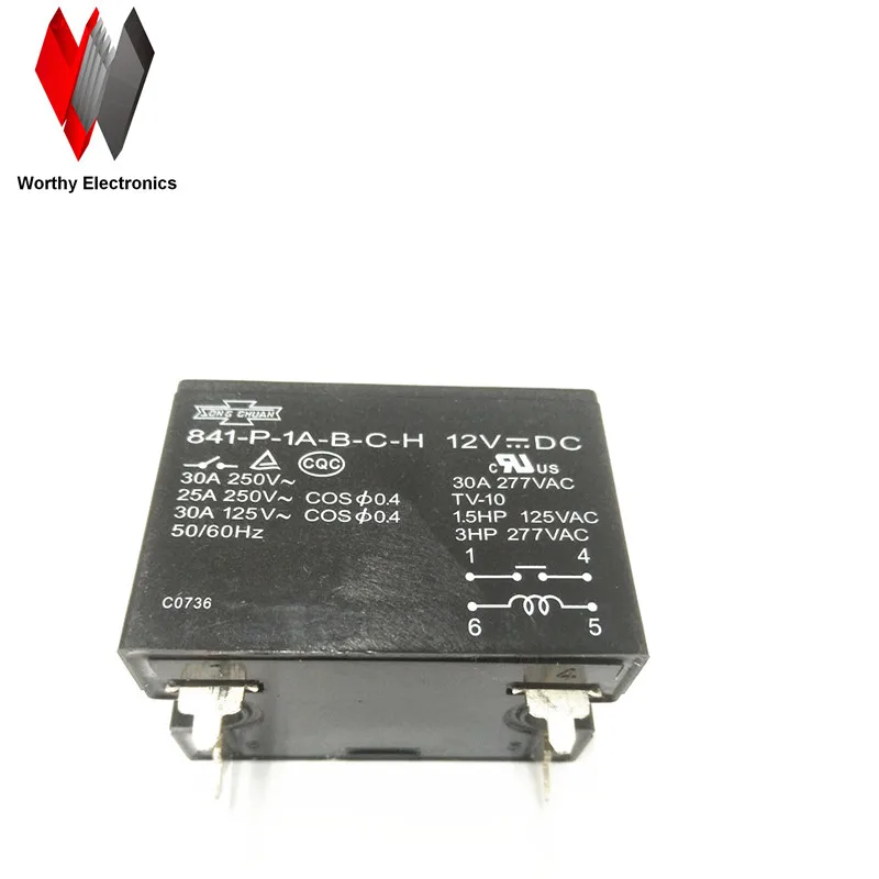 Free shiping     wholesale   10pcs/lot   relay   841-P-1A-B-C-H 12VDC