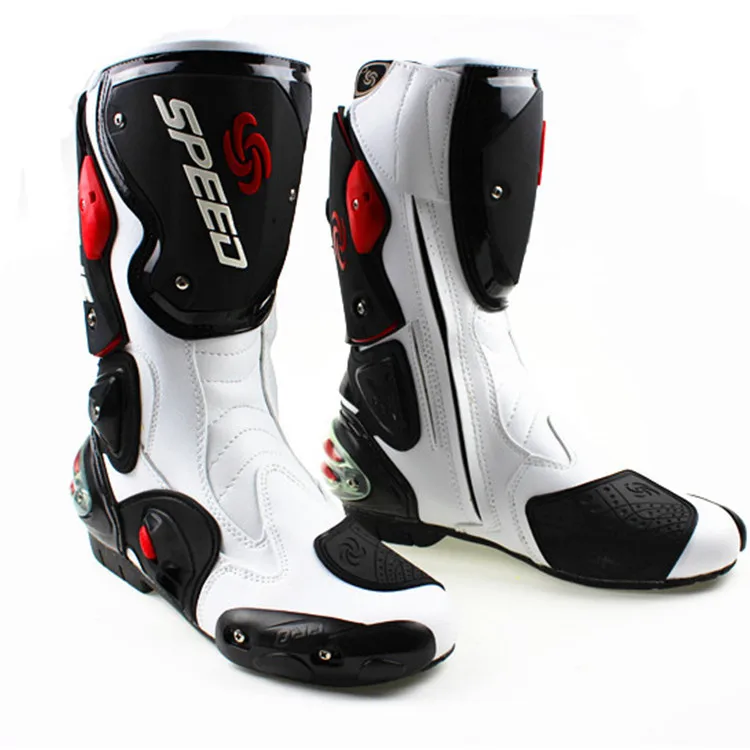 Bottes d\'équitation de course de moto, bottes de Motocross, bottes de moto, nouveau modèle