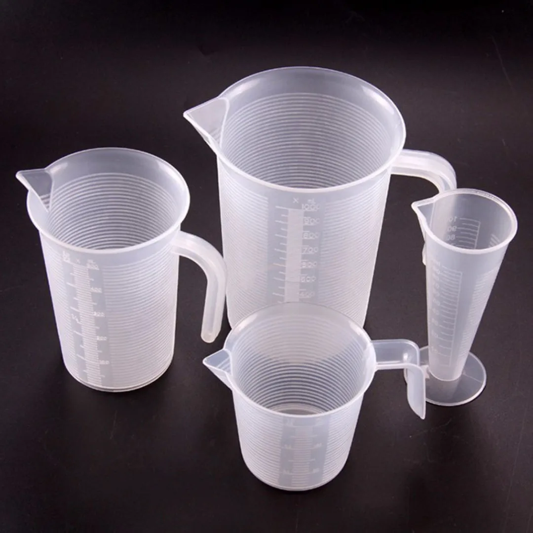 1pc Plastic Liquid Measuring Jug Cup Graduated Surface Cooking Bakery Kitchen Lab