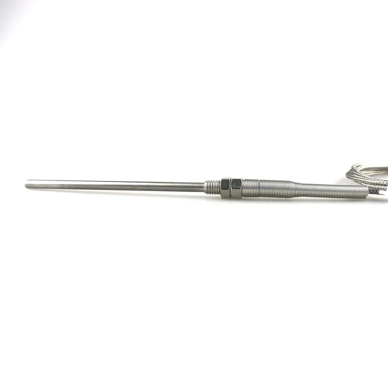 Stainless Steel High Temperature 0~400 C Thermocouple K Type 100mm Probe Sensors 1.8m cable