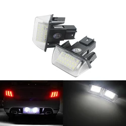 ANGRONG Canbus LED License Number Plate Lights Bulbs For Peugeot 206 207 307 308 406 407 Citroën C3 C4 C5 BERLINGO SAXO XSARA
