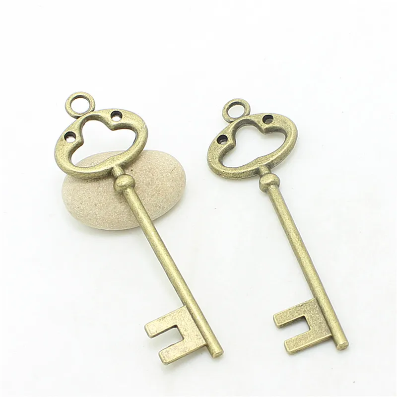 

10pcs 25*78mm charms alloy keys Jewelry Accessories Metal Zinc Alloy Trendy Pendants Jewelry Fit DIY Jewelry Making D1094