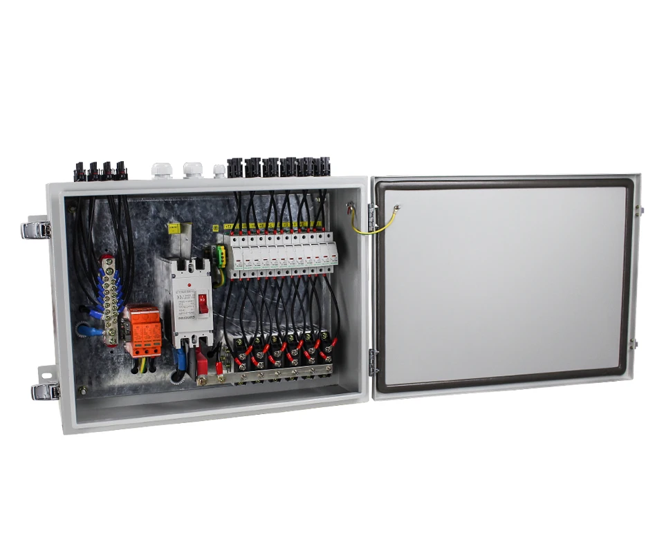 12 String input Photovoltaic Array Solar PV Combiner Box 1 string output for off grid solar energy system