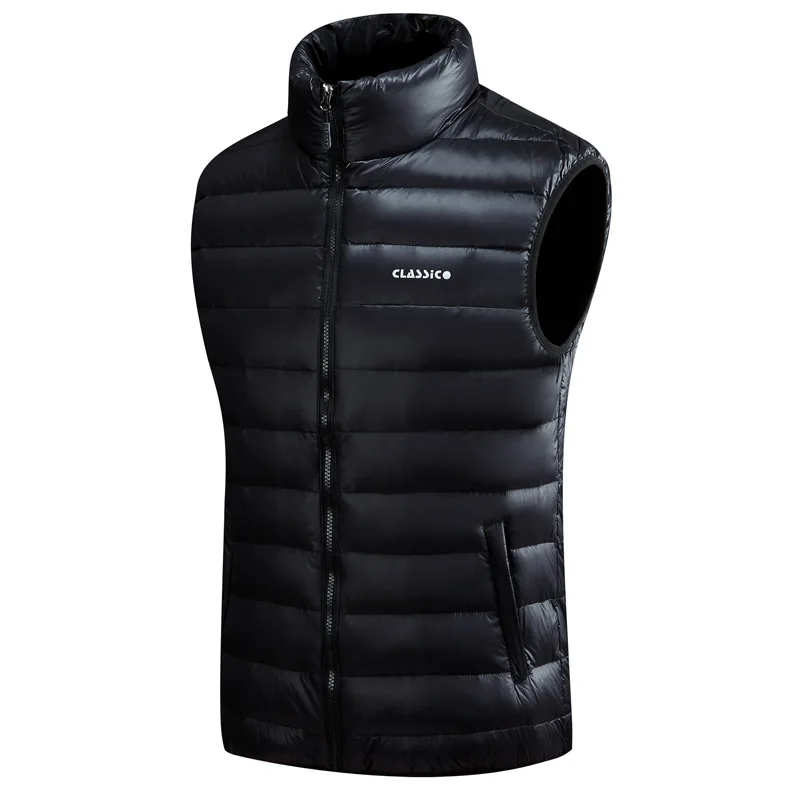 high quality Hot sale men's  vests windproof and thermal down vest