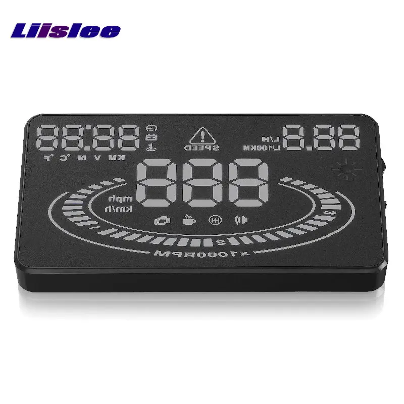 Auto HUD Head Up Display Voor Chrysler 200/300/Town & Country 2008-2020 Projector Obd Veilig rijden Scherm Reflecterende Voorruit