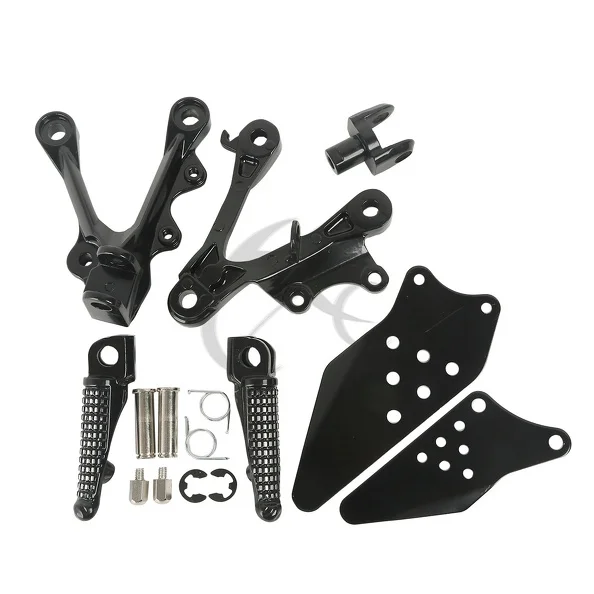 Motorcycle Driver Rider Footpeg Pegs Footrest Bracket For Kawasaki Ninja ZX6R 2009-2024 ZX636 2013-2024 view 3