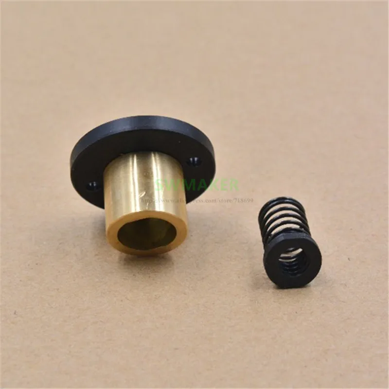 Delrin POM Anti-Backlash Silent Nut TR8*2 TR8*4 TR8*8 TR8*10 TR8*12  for DIY CNC Z aixs router T8 lead screw nut