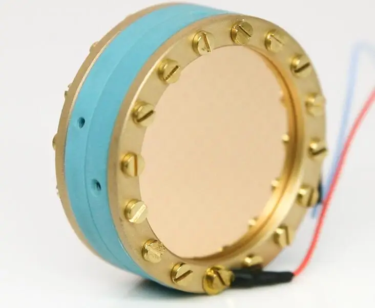 34ミリメートル24 18kゴールド2線式大型ダイアフラムマイクカートリッジコア録音コンデンサーマイクカプセル