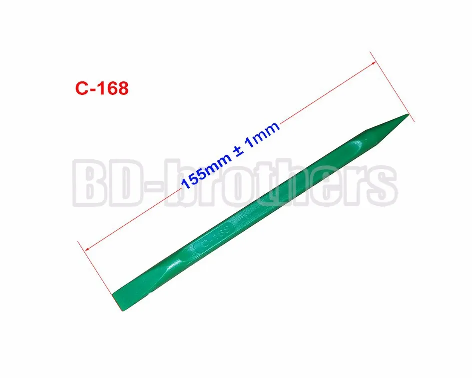 

C166 C167 C168 Green Pry Tool 155mm Prying Opening Tools Plastic Crowbar for Phone Tablet PC Flat Cable Screen / Housing Repair