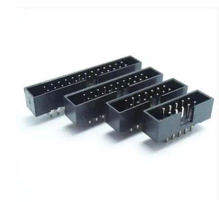 

20PCS 2.54mm Pitch Straight Connector IDC Socket Box Header DC3-6P/8P/10P/14P/16P/20P/24P/26P/30P/34P/40P