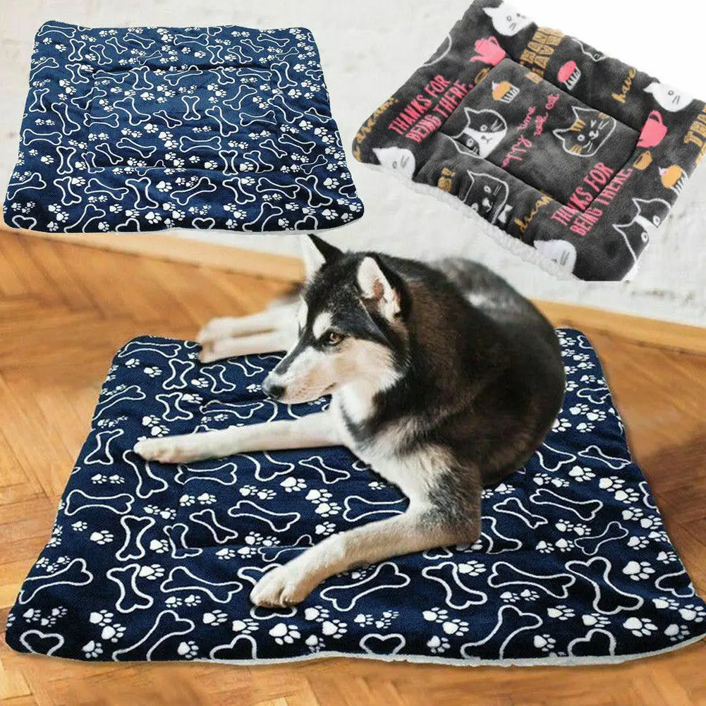 Pet Bed Mattress Dog Cat Pad Mat Cushion Extra Large Medium New 3 Colors S-XL