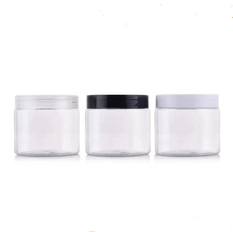 

30g Clear Plastic Cosmetic Jar PET Serum Bottle 30ml Thread Cream Container Cream Jar Wholesale