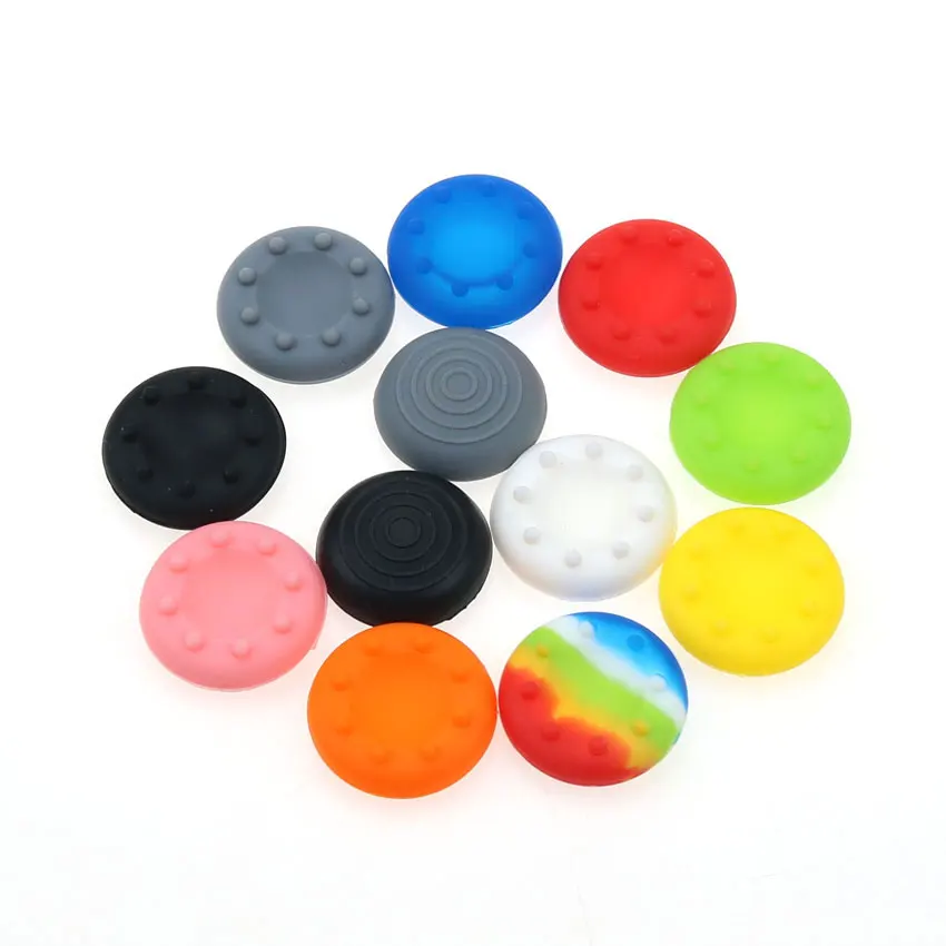 YuXi 2pcs Rubber Silicone Analog Controller Thumb Stick Grips Cap Cover for PS3 PS4 PS5 Controller for Xbox 360 One Thumbsticks