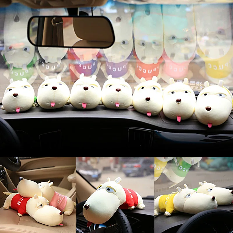 Ornament Cute Dog carbon Air Fresher Cleaner Bamboo Charcoal Bag Automobile Interior Cartoon Bag Dog Decoration #LQ963