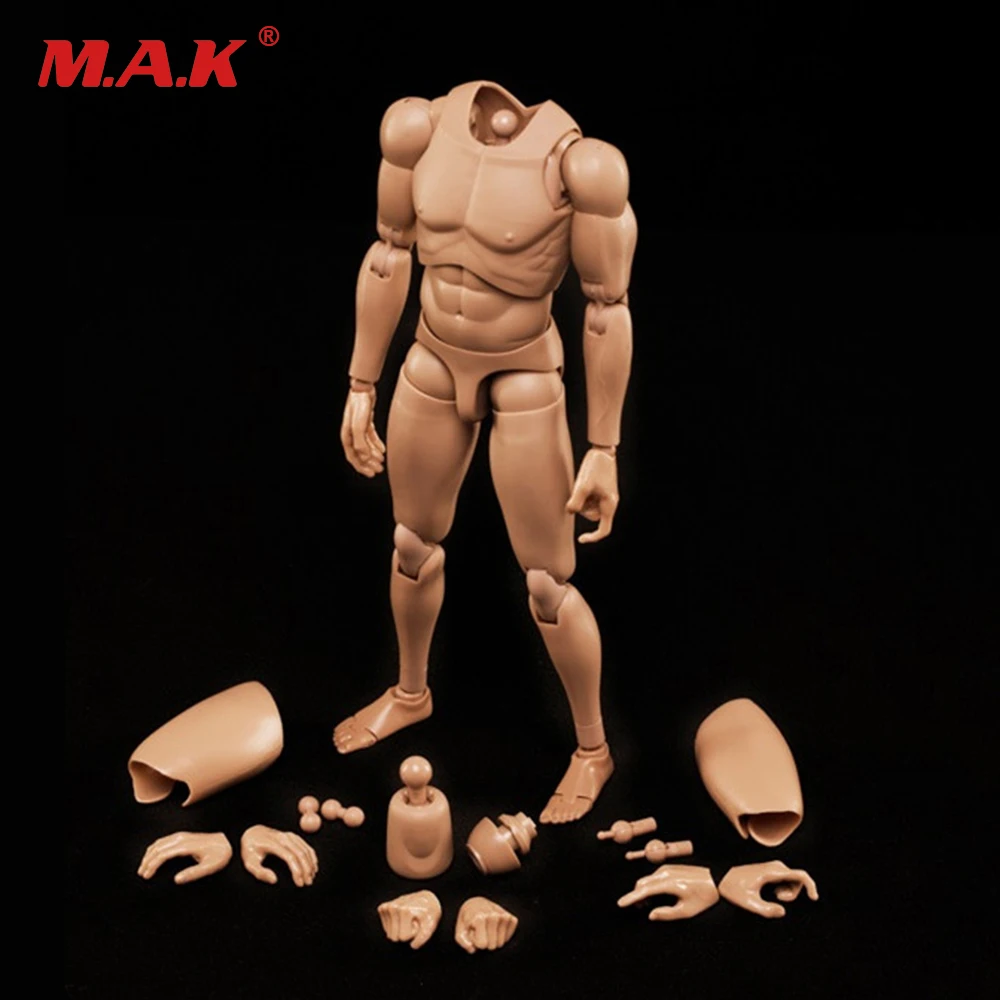 1/6 Scale Male Body MX02-A MX02-B Resin Model Fit 12'' Soldier Super Flexible Joint Body Military Figures