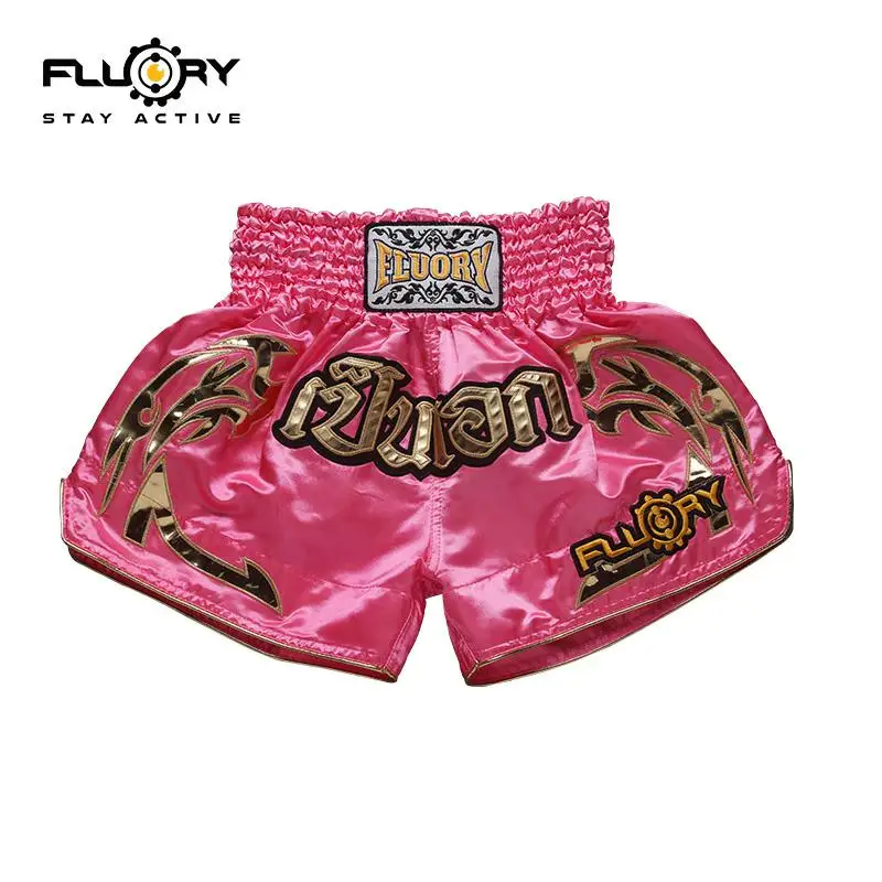 

2019 Fluory KIDS kick boxing shorts muay thai shorts for children (boys and girls) and youth