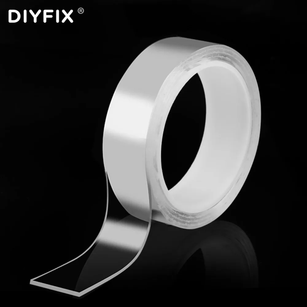 DIYFIX Multifunctional Nano Double-Sided Adhesive Tape Reusable Duct Sticker Traceless Washable Stretchable Removable Tapes