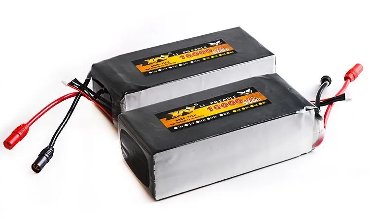 1pcs RC Lipo Battery 22.2v 16000mah 15c 6S1P Li-Po Battery AS150 Plug For RC Plant Protection UAV Rc Multicopter FPV RC Drone