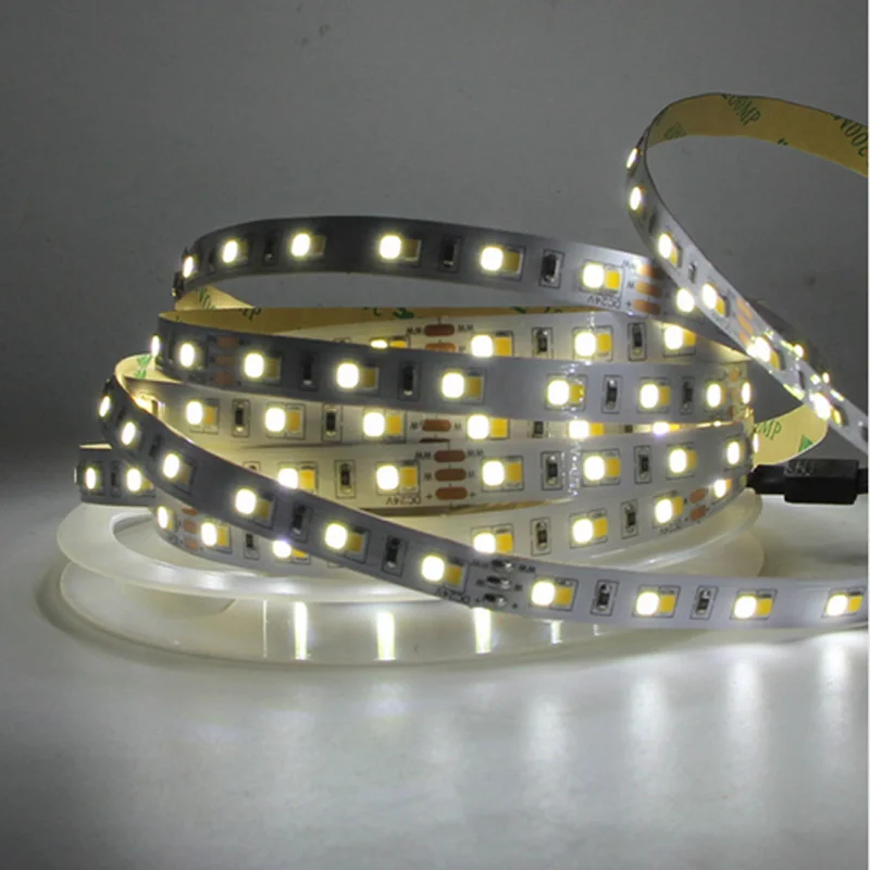 Dim to warm CCT get warmer when brightness going down 2835 Strips light  5m a roll/ a lot 120pcs 2835smd led /M  DC 24V