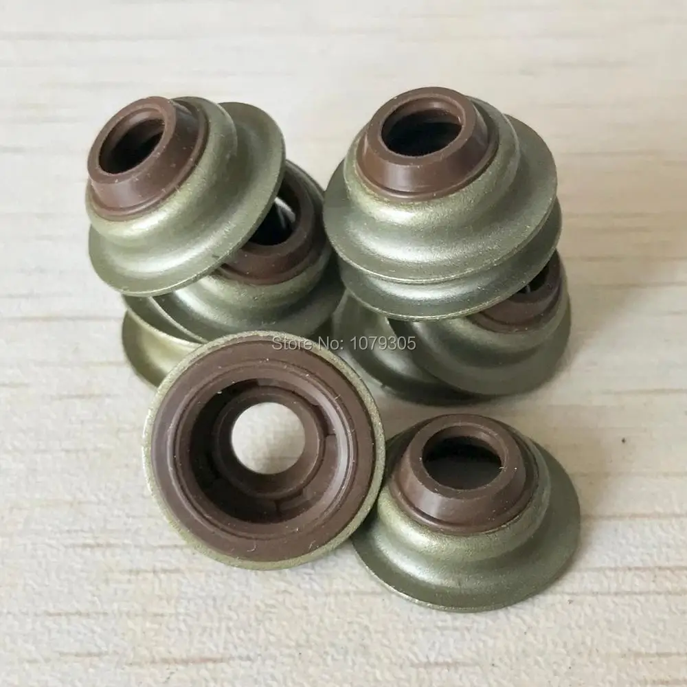 10pcs Valve Stem Seal Kart Oil Seal For 154 Gasoline Engine Motor Repalcement