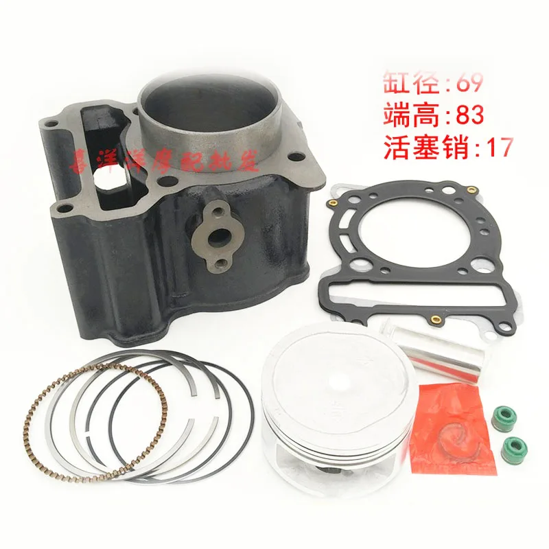 

69mm Motorcycle Cylinder Piston Ring Gasket Kit for Yamaha Majesty YP250 YP 250 VOG 257 260 Eco Power Aeolus GSMOON XY260 250cc