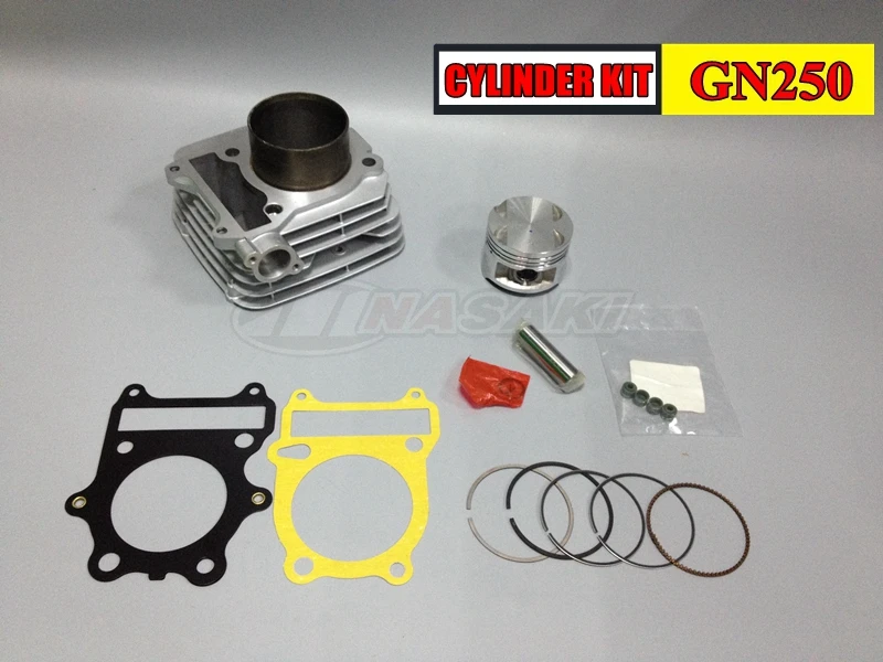 For SUZUKI GN250 motorcycle cylinder kit NASAKI high quality motorcycle parts DR250 DF250 GN250 GZ250 LT250 249CM3