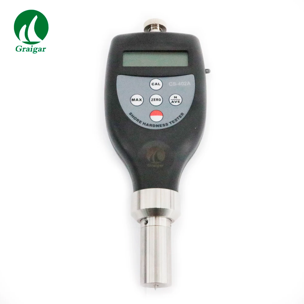 Probador de dureza CS-402A, goma tipo A de 10 ~ 90 HA, elastómeros de cuero y materiales similares para Kit de bloques de prueba de durómetro