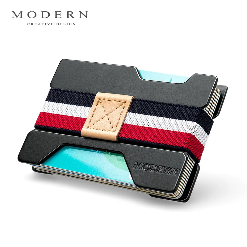 

Antitheft Rfid Blocking Slim Minimalist Wallet Credit Card Holder Cardcase Money Clamp Men Travel Accessories