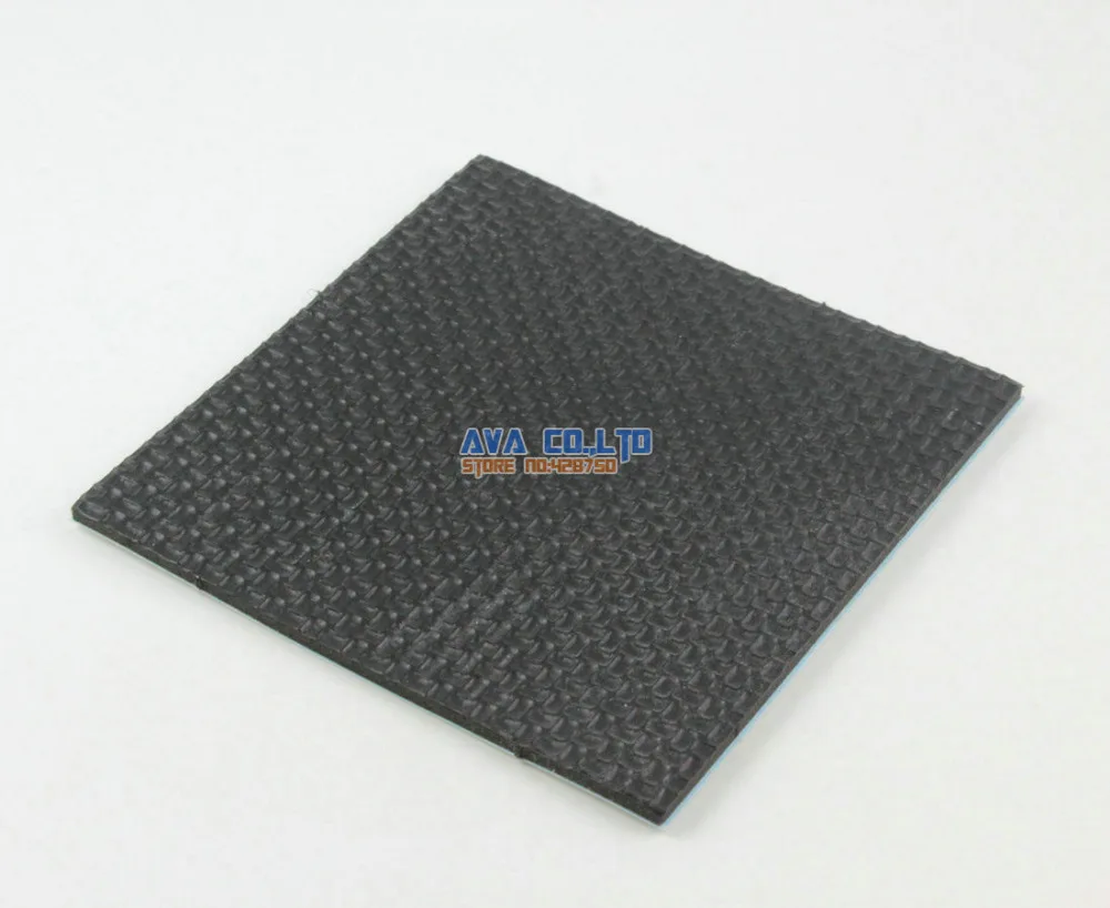 8 Pieces Furnitures Nonskid Square Protective Pad Mat Black 9 x 9cm