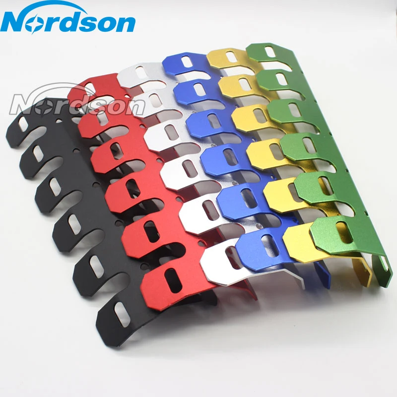 

Universal Aluminum Motorcycle Exhaust Heat Shield Guard Cover For Harley Honda Yamaha Kawasaki BMW 6 color