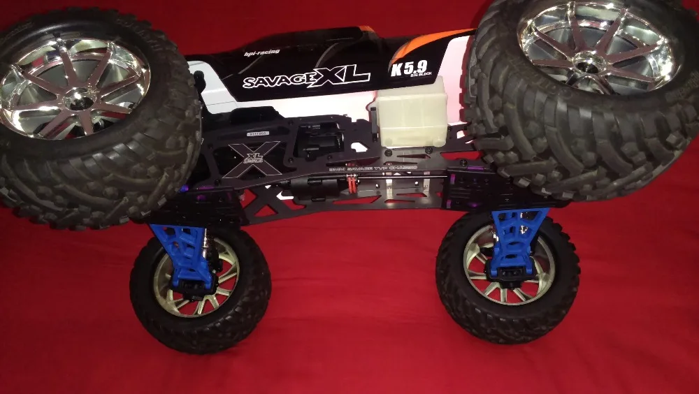 MadMax Nylon Blue Suspension A Arm for HPI Savage X Flux XL