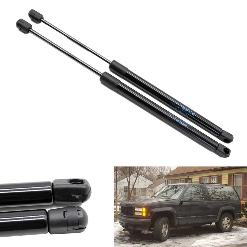 

2pcs Auto Rear Window Lift Supports Car Gas Struts Spring for Cadillac Escalade Chevrolet GMC C1500 Suburban 1992-1999 17.6 inch