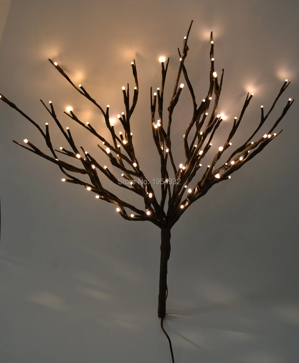 Free Shipping Branch Light 20" 100LED Christmas Party Wedding Home Decoration Light Pre-Lighted Twig Light Holiday Branch Light