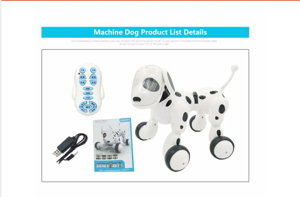 New 2.4G Wireless Smart Remote Control Robot Dog Electronic Pet Animal Kids Educational Toys Kids Toys Dancing Robot Dog W088