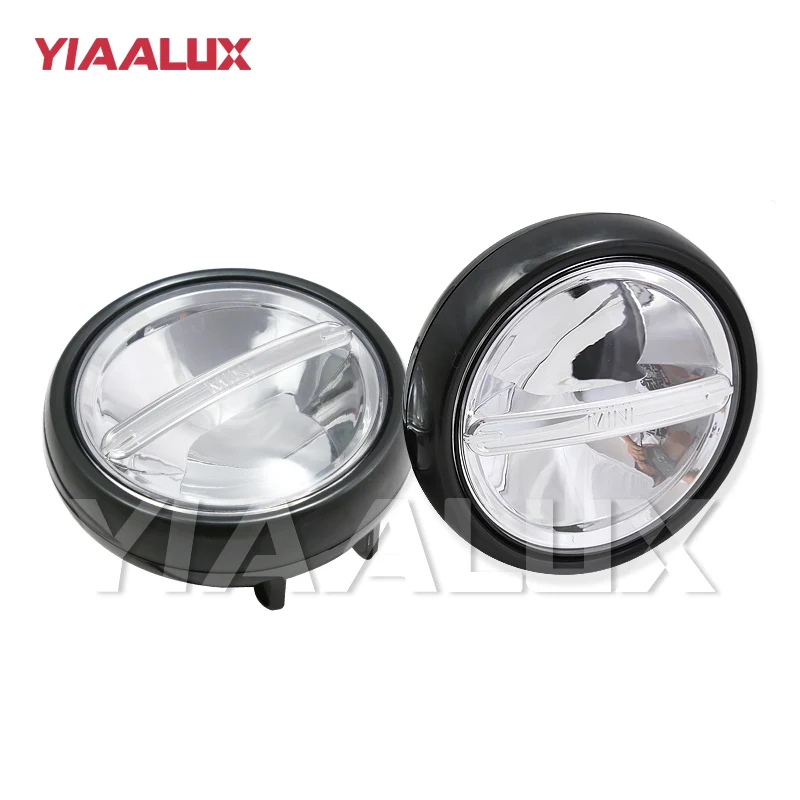 BLACK LED Rally Driving Lights For MINI Cooper LED Front bumper lights -YIAALUX