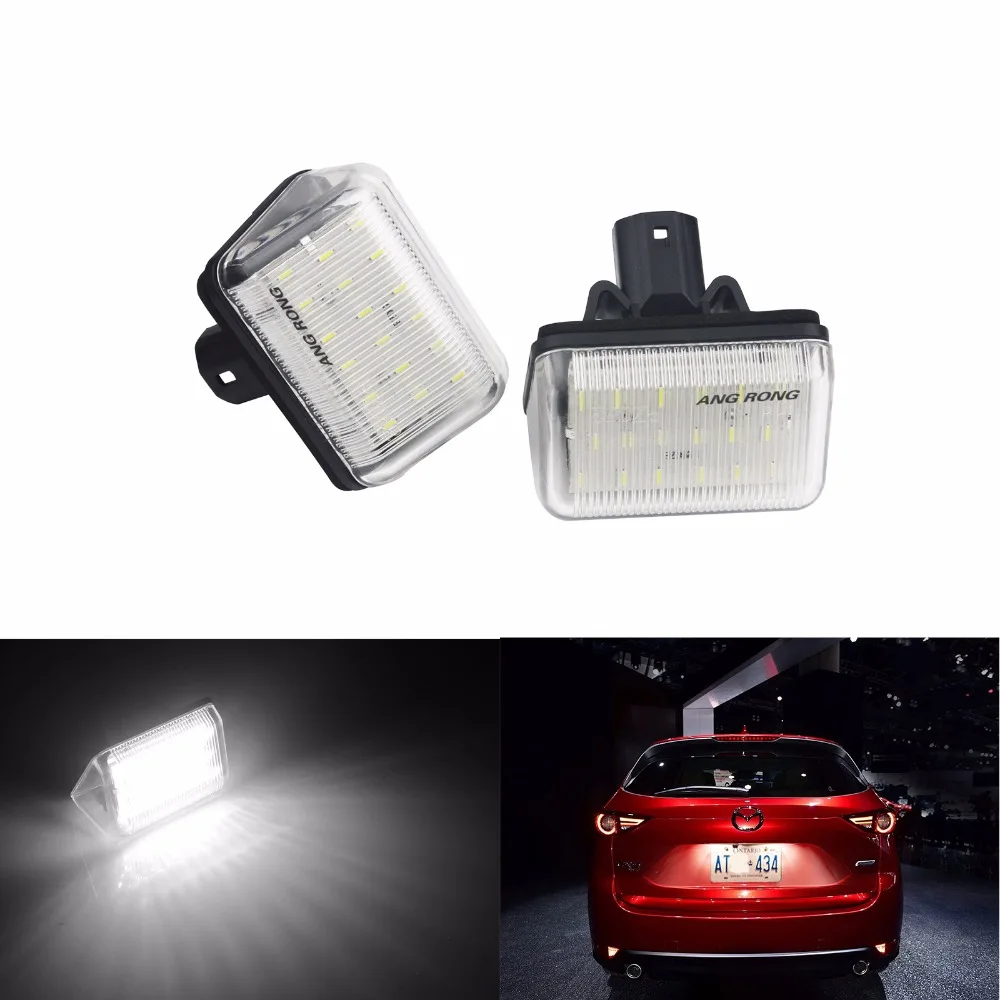 ANGRONG LED License Number Plate Light Lamps For Mazda 6 Atenza GG/GY CX-5 CX-7 Mazdaspeed6(CA335)