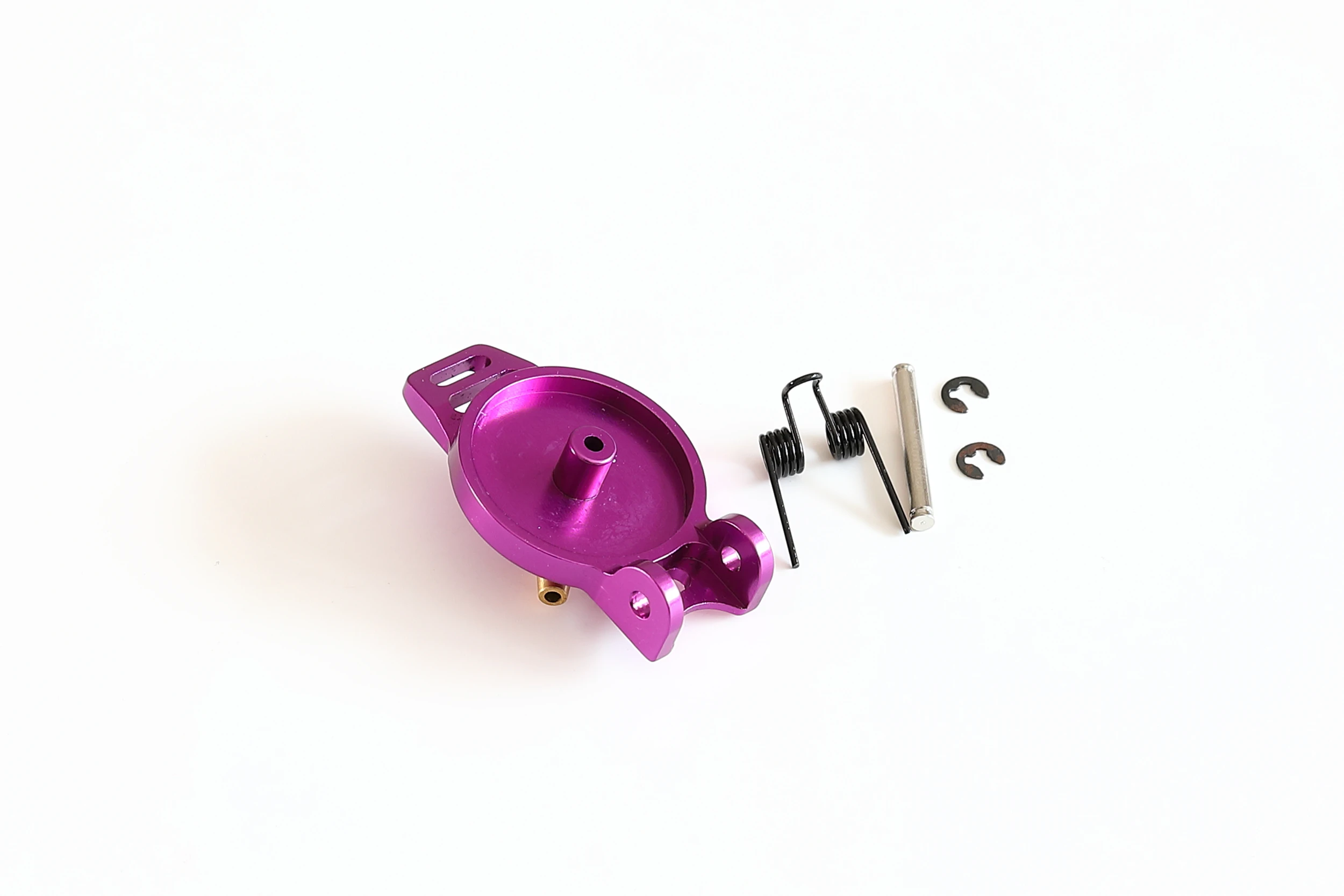 GTB Aluminum Alloy  Fuel Tank Gas Cap P for RC 1/10 HPI NITRO MT2 RS4  III (Silver/Purple)