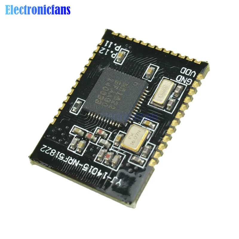 NRF51822 Core51822 BLE 4.0 Bluetooth 2.4G Wireless Module Antenna Board For ULP SPI I2C UART Interface Compatible NRF24L Series