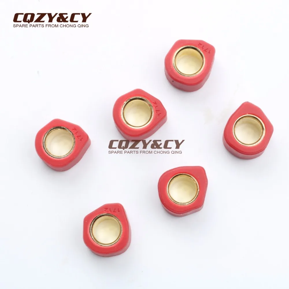 High Performance Variator Weights Round 17x 12mm 8g for SUZUKI Address50 Katana V-Y 50 Sepia S 50 Zillion50