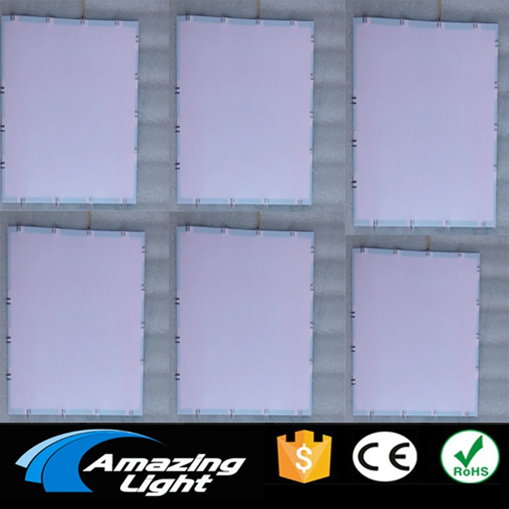 White Color  A4 Cuttable El Backlight El Light Panel El Backlight Panel Without Inverter And Connector