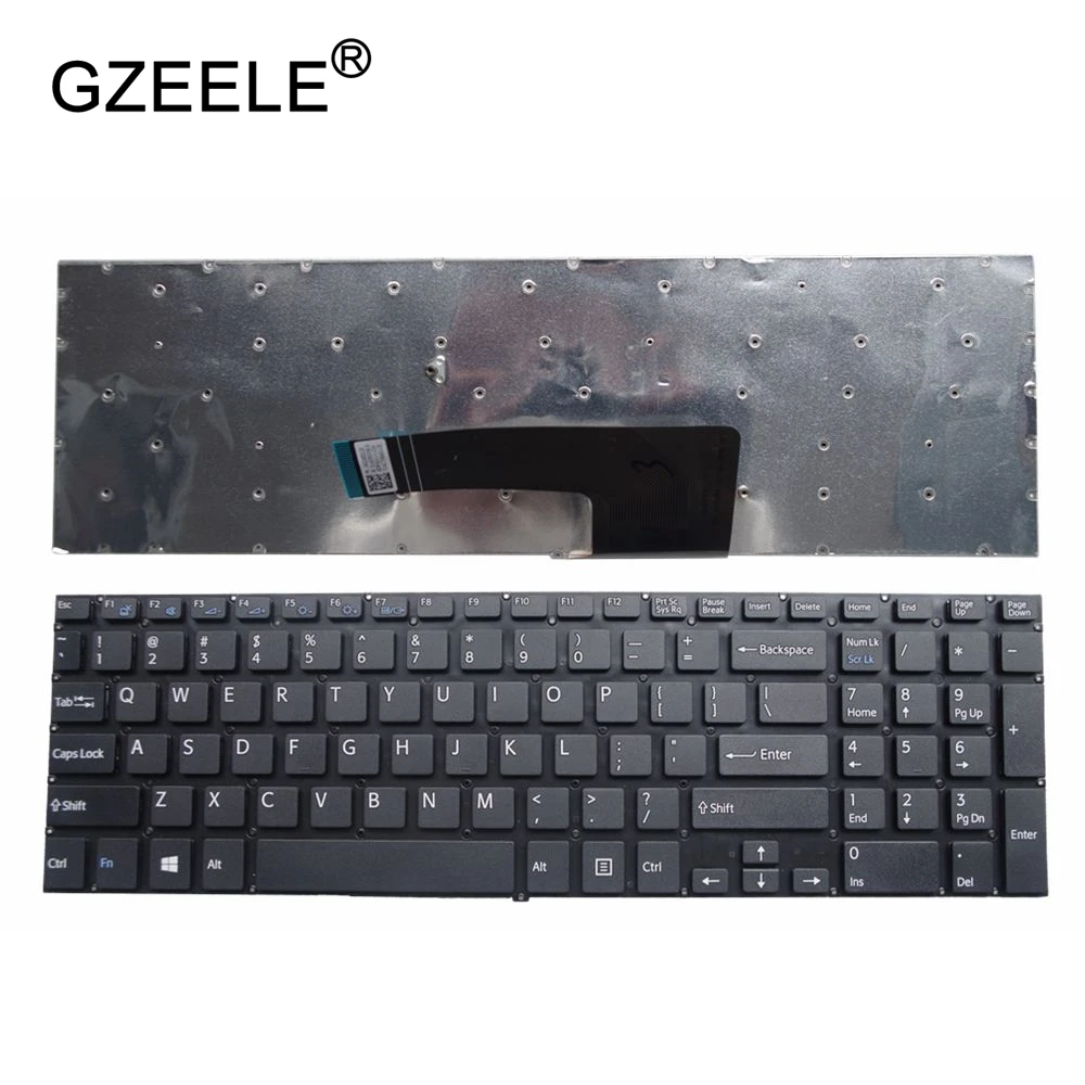 NEW English laptop Keyboard for Sony VAIO SVF15 SVF152 SVF153 SVF154 9Z.NAEBQ.00R SVF15N17CXB AEHK97001103A