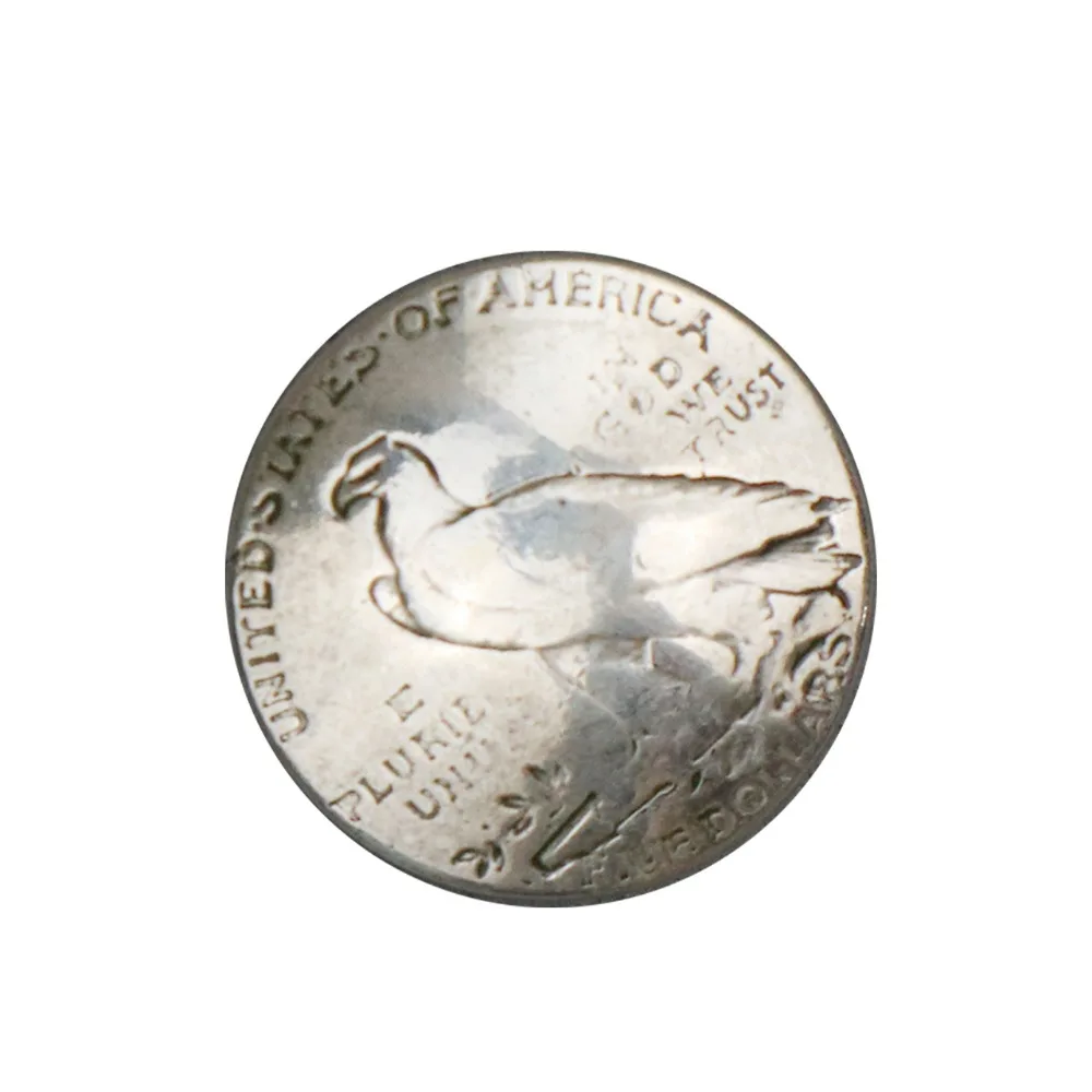 Hardware in pelle fai da te American Half-dollar Eagle Coin Concho SRTP Finish muslimah