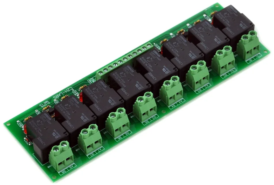 

8 Channel SPST-NO 30Amp Power Relay Module Board, 12V Version, 30A.