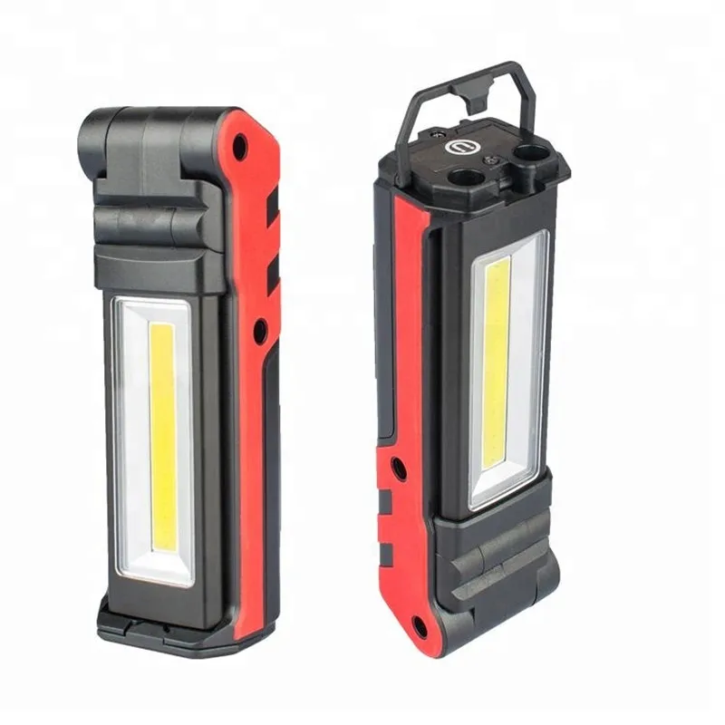 Upgrared Managetic Rechargeable LED COB Work Light for Car Repair USB Foldable Stepless dimming COB Flashlight Lamps